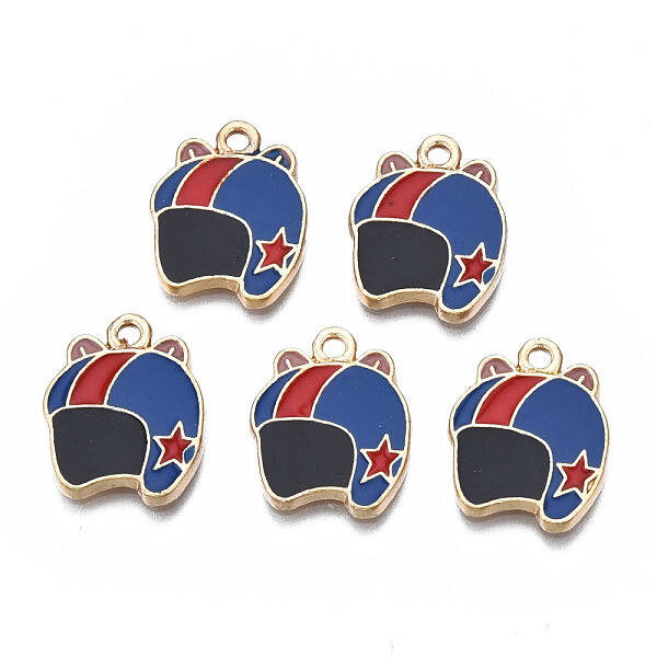 Rack Plating Alloy Enamel Charms