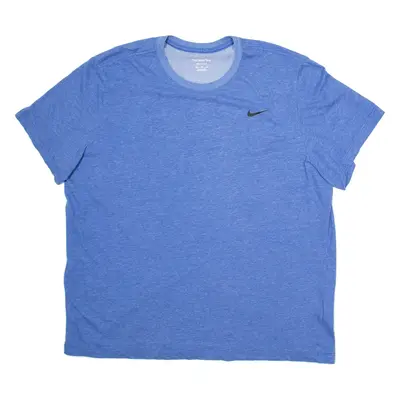 NIKE Mens T-Shirt Blue 2XL