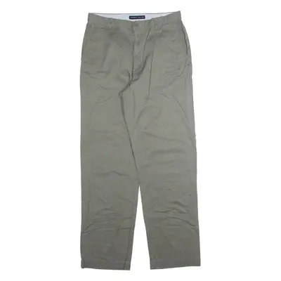 TOMMY HILFIGER Chino Mens Trousers Grey Slim Straight W30 L32