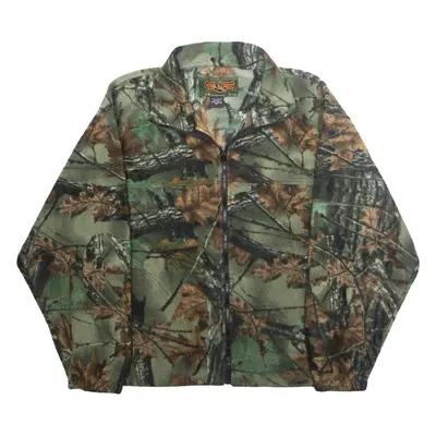 TRAIL CREST Realtree Mens Fleece Jacket Green L