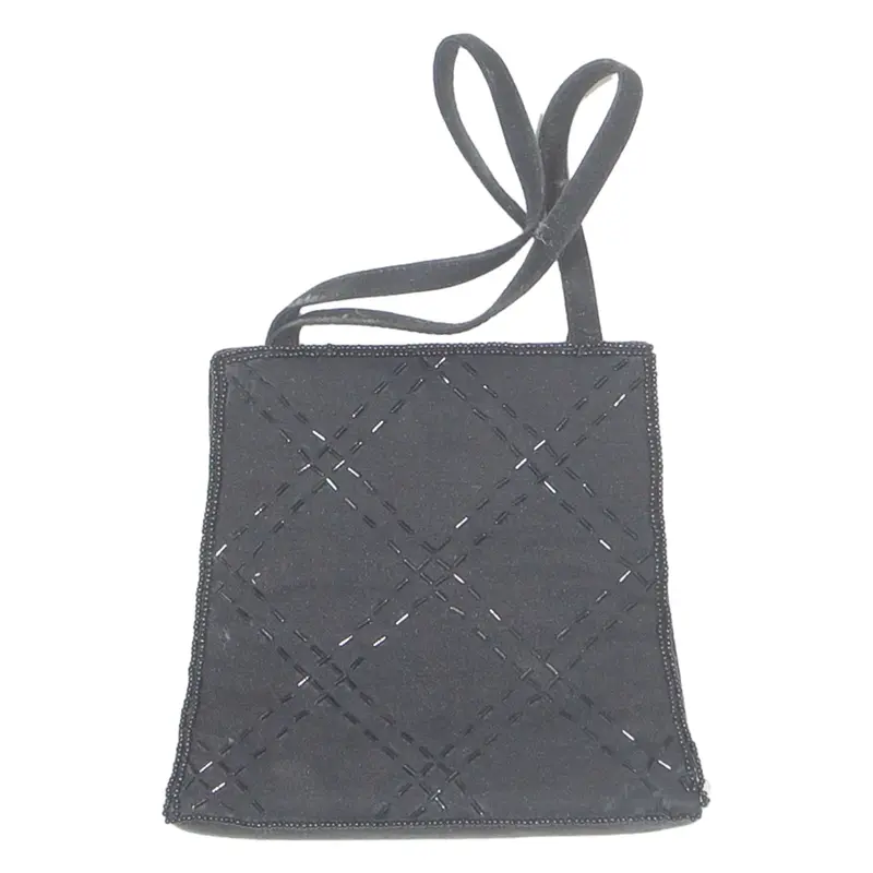 Beaded Womens Handbag Black