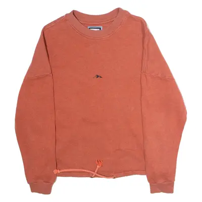 NNIM Womens Sweatshirt Orange Crew Neck XL