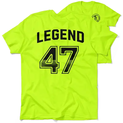 47 Legend - Safety Yellow Hi-Vis T-Shirt