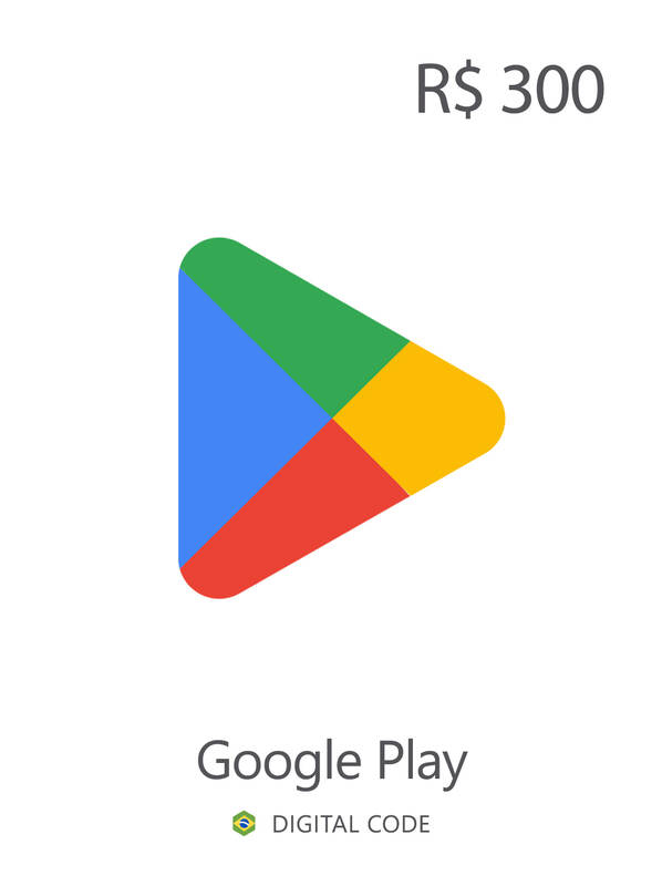 Google Play Gift Card BR 300 BRL Brazil | Google