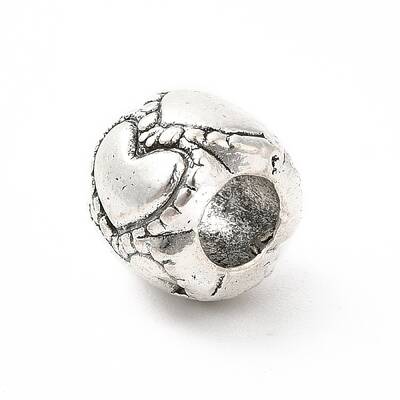 Tibetan Style Alloy European Beads
