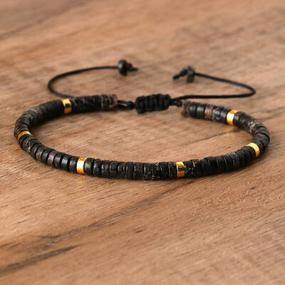 Natural Imperial Jasper Beaded Braided Bracelets