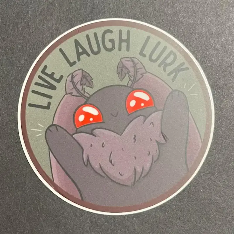 Funny Car Stickers, Universal Cartoon Mothman Pattern Sticker, Decor Sticker for Car Truck Vehicle
