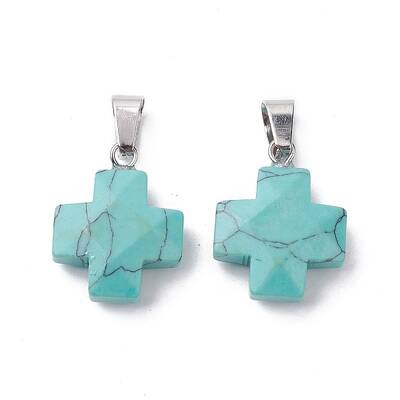Synthetic Turquoise Pendants