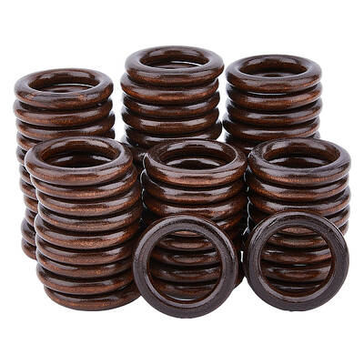 Dyed Macrame Wooden Linking Rings