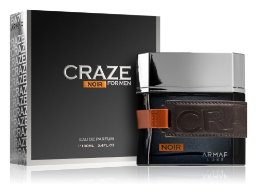 Armaf Craze Noir Cologne for Men - Eau de Parfum Spray 3.4 oz