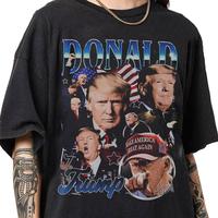Donald Trump 2024 90s Vintage Bootleg Style T-Shirt, Classic Retro Graphic Unisex Tee Gift For Men and Women Menswear Top