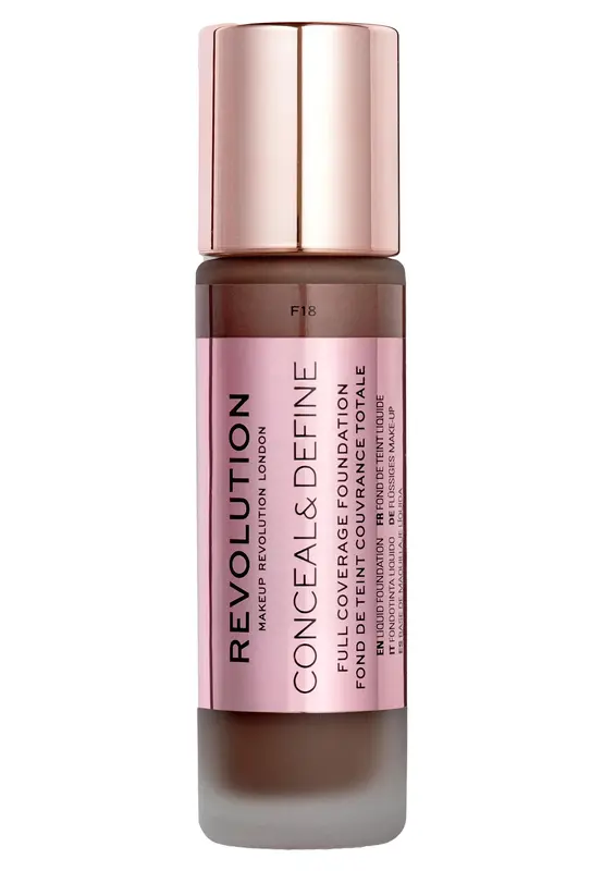 Makeup Revolution Corrects and defines Oil-free foundation cream F 18 23 ml