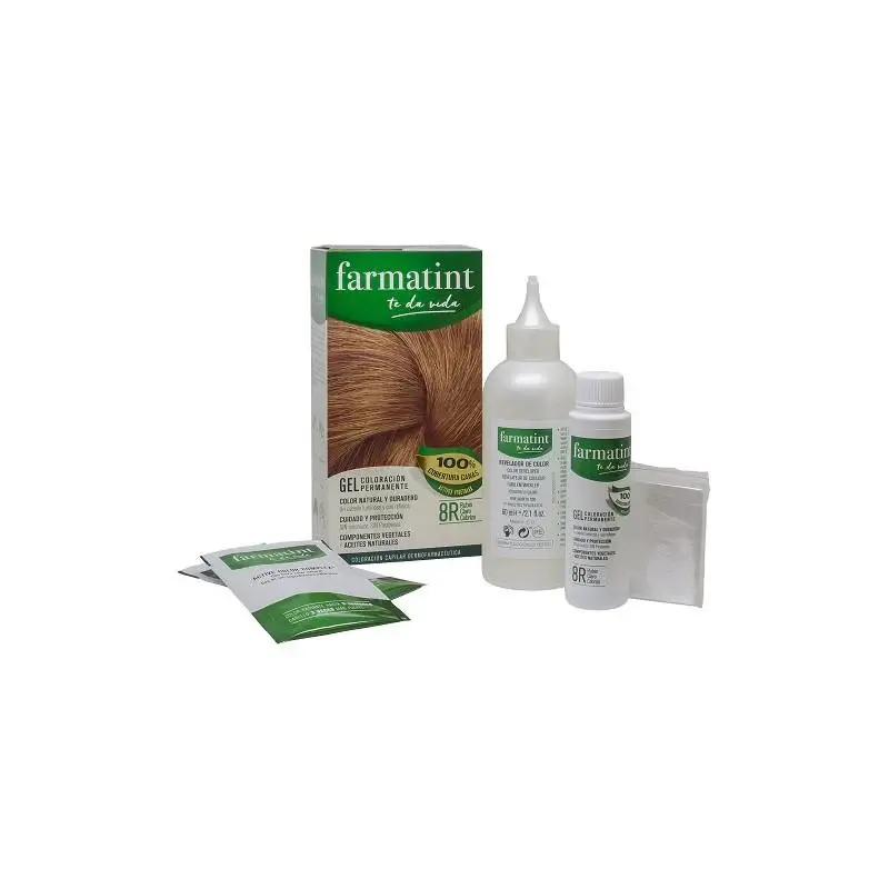 Farmatint 8r Light Auburn Blonde 135ml