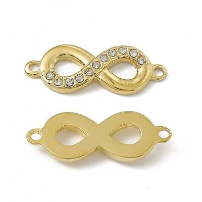 PVD Vacuum Plating 201 Stainless Steel Connector Charms