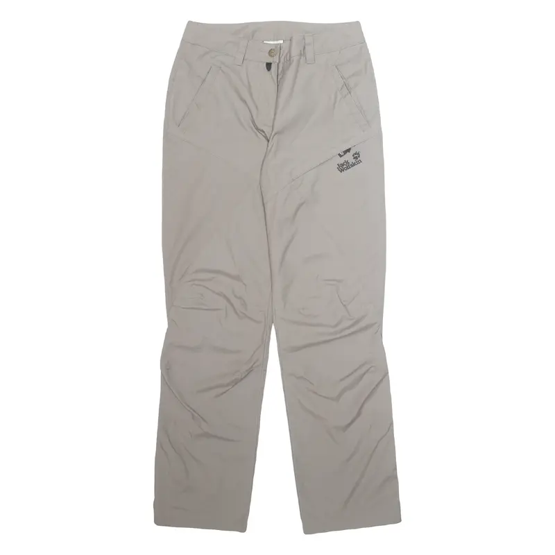 JACK WOLFSKIN Outdoor Womens Trousers Grey Regular Tapered W28 L30