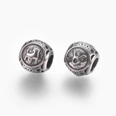 316 Surgical Stainless Steel European Beads