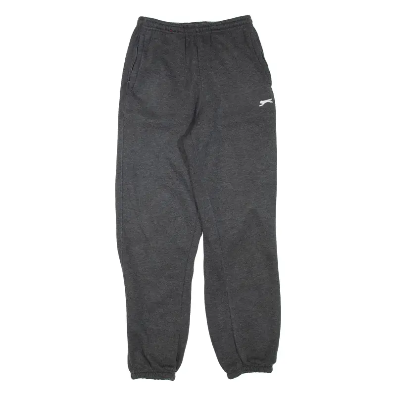 SLAZENGER Boys Joggers Grey Tapered 13Y W24 L28