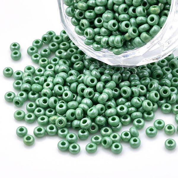 8/0 Czech Opaque Glass Seed Beads