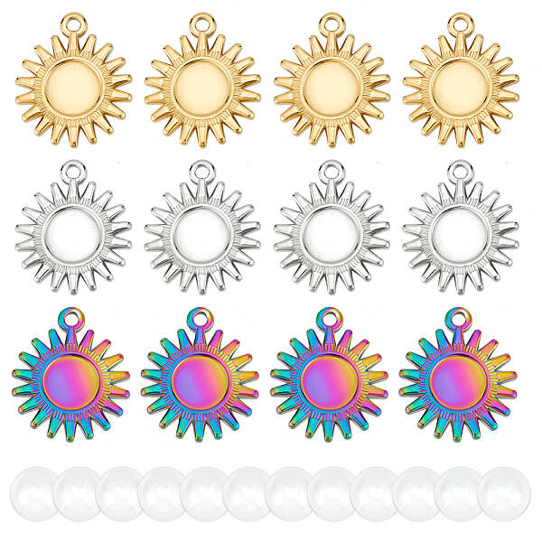 DIY Blank Sun Pendant Making Kit