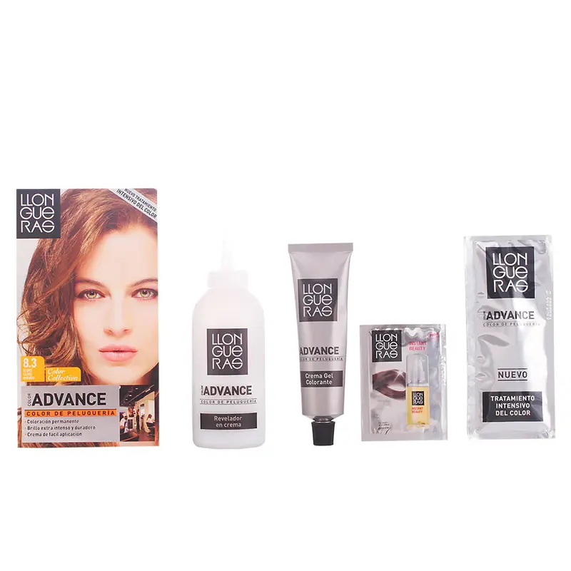 Llongueras Color Advance Hair Color 8.3 Light Golden Blonde