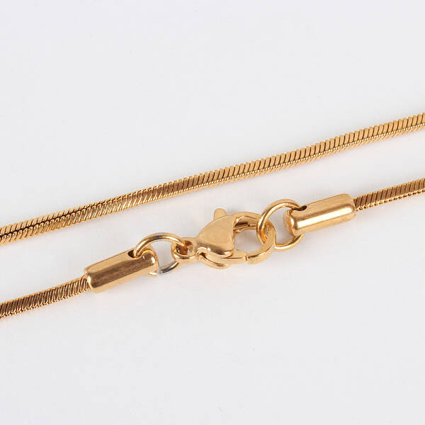 304 Stainless Steel Snake Chain Necklace Making
