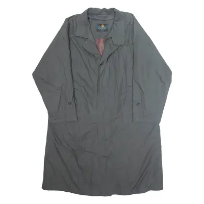 BUGATTI Mens Overcoat Jacket Grey Nylon L