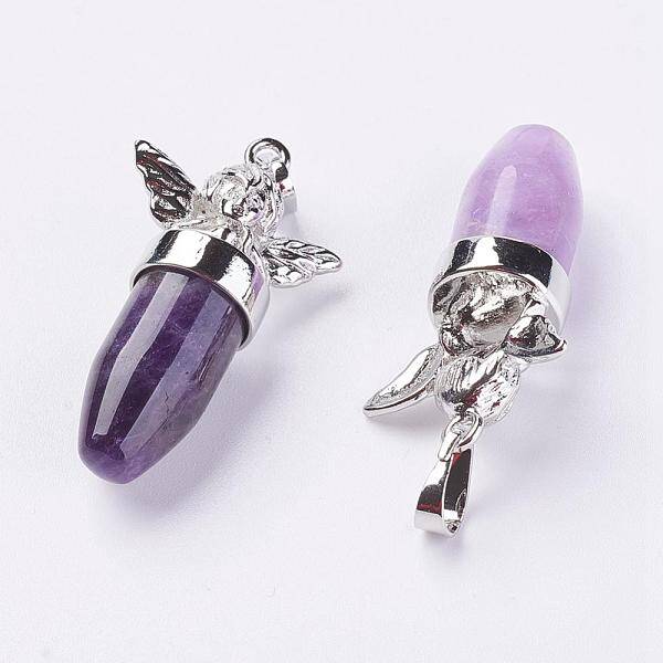 Natural Amethyst Pendants
