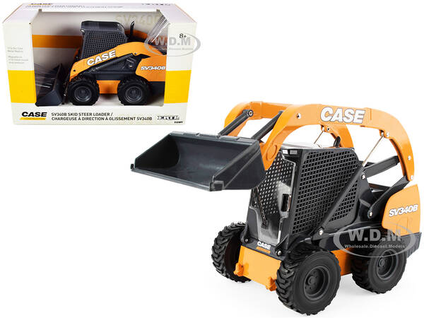 Case SV340B Skid Steer Loader Orange and Dark Gray \
