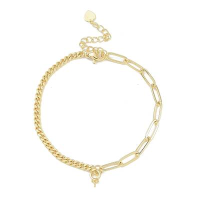 Brass Cuban Link Chain & Paperclip Chain Bracelet Making