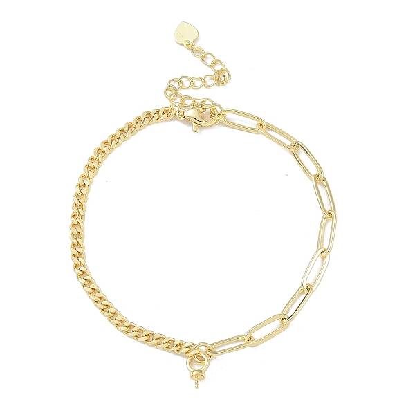 Brass Cuban Link Chain & Paperclip Chain Bracelet Making