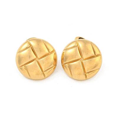 Flat Round 304 Stainless Steel Ear Studs
