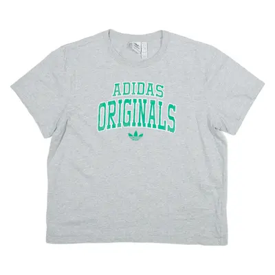 ADIDAS Girls T-Shirt Grey S