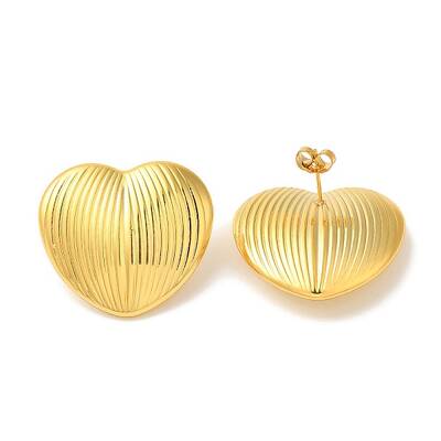 Rack Plating Brass Stud Earrings