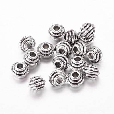 Tibetan Style Alloy Spacer Beads