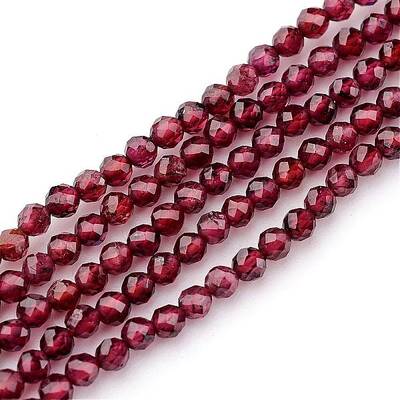 Natural Garnet Beads Strands