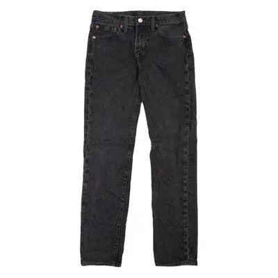 LEVI'S 511 Jeans Made In USA Mens Black Slim Straight W29 L32