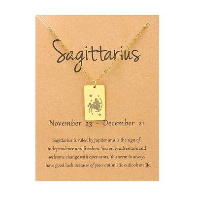 Twelve Constellations Pendants Necklaces