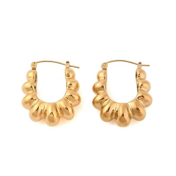 Ion Plating(IP) 304 Stainless Steel Stud Earrings for Women