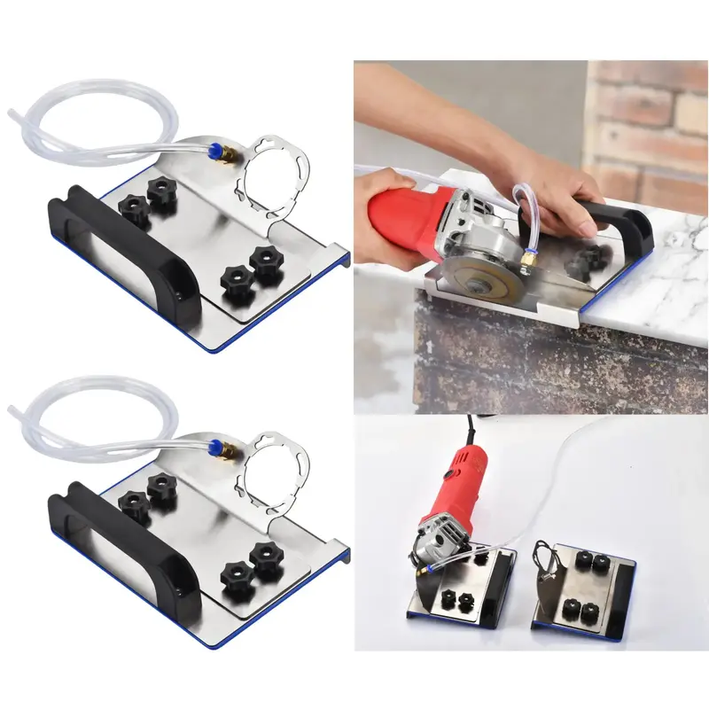 45 Degree Tile Chamfering Tool - Angle Grinder Stand for Tile 45° Chamfer Cutting, Type 100 Angle Grinder Attachment, Angle ...