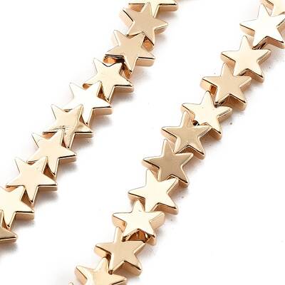 Synthetic Non-magnetic Hematite Beads Strands