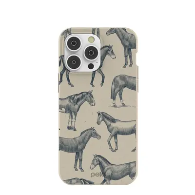 London Fog Vintage Gallop iPhone 14 Pro Max Case