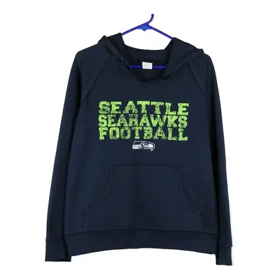 Seattle Seahawks Nfl NFL Hoodie - Medium Navy Cotton