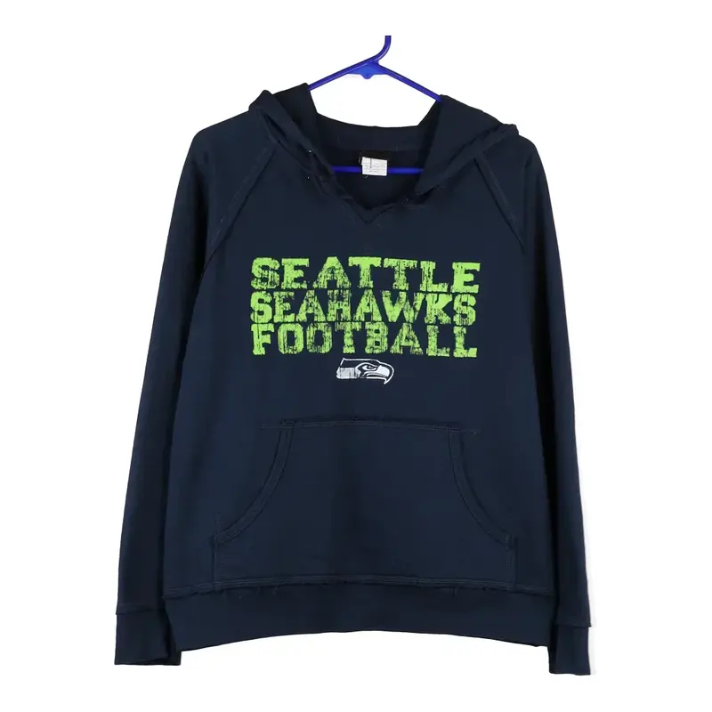 Seattle Seahawks Nfl NFL Hoodie - Medium Navy Cotton