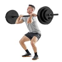 RELIFE REBUILD YOUR LIFE Adjustable Barbell Weight Set for Home Gym, Adjustable Weights for Exercise, Lifting and Body Buildi...