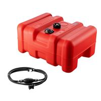 VEVOR Marine Fuel Tank, Max 14.53 Gallon/55L, Portable Boat Fuel Gas Tank for Outboard Engine Boats, Plastic Outboard Marine ...