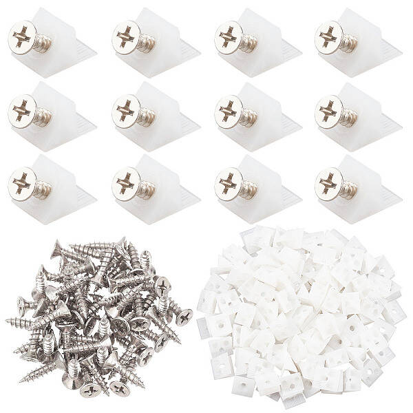 55 Sets Plastic Brackets