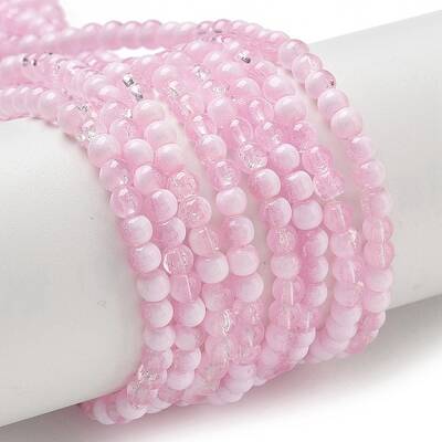 Crackle Glass Beads Strands