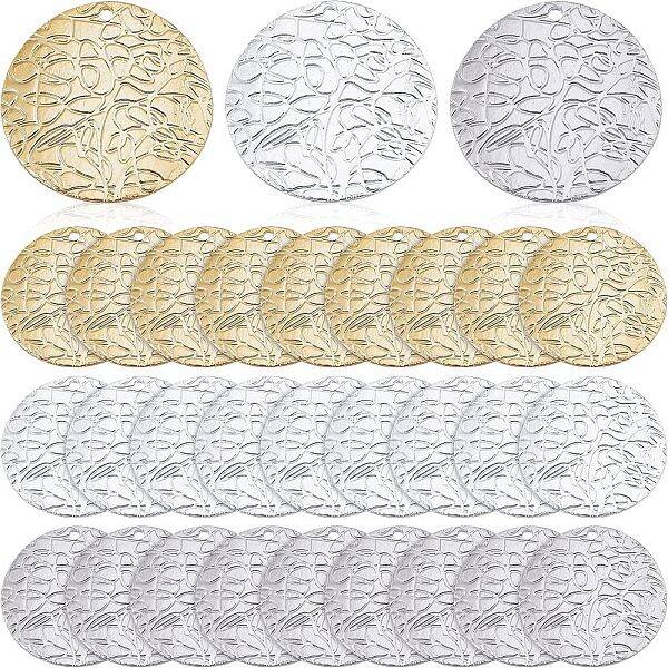 30Pcs 3 Colors Environmental Protection Electroplating Brass Pendants