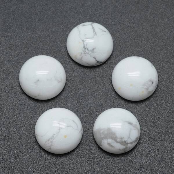 Natural Howlite Cabochons