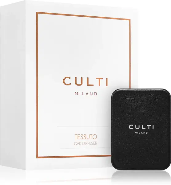 Culti Car Diffuser Black Tessuto car air freshener + refill 73×53 cm